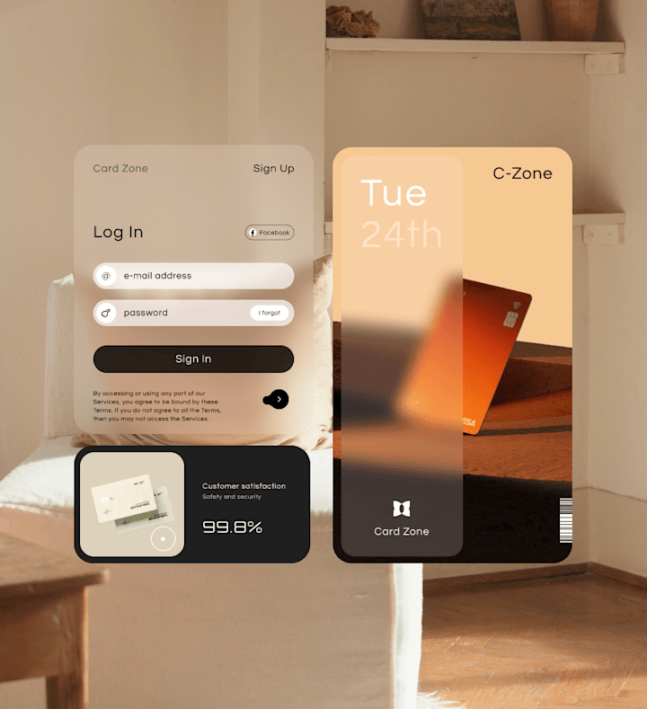 Cover image for Card Zone - Onboarding Screen