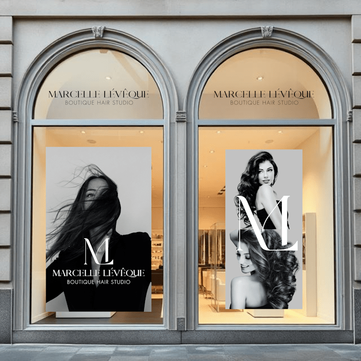 Cover image for Brand Identity for - MARCELLE LÉVÊQUE - BOUTIQUE HAIR STUDIO