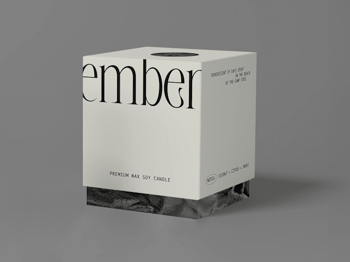 Cover image for Packaging Design for Ember Candles