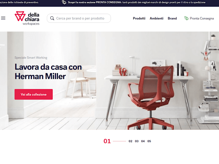 Cover image for Ecommerce for Della Chiara Office Furniture