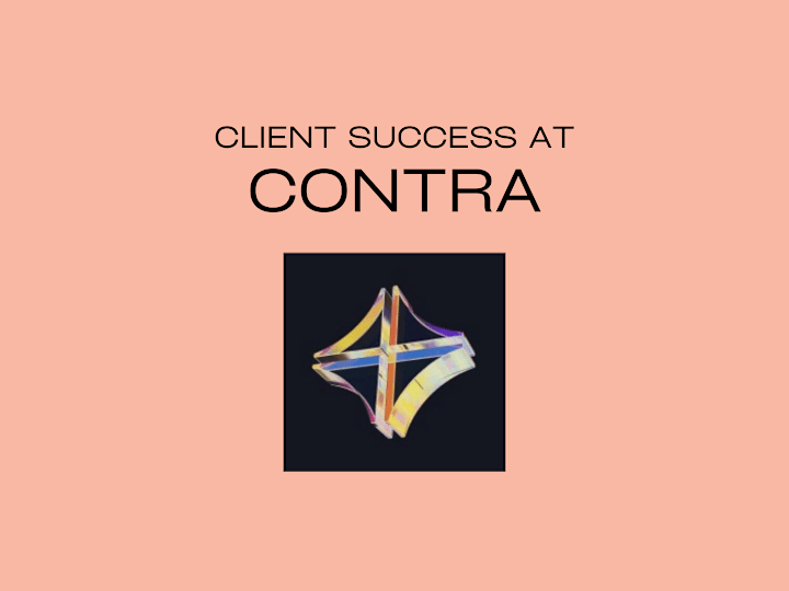 Cover image for Client Success at Contra