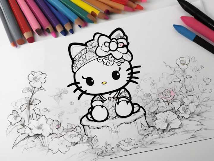 Cover image for I will create Amazon KDP colouring book cover and interior pages