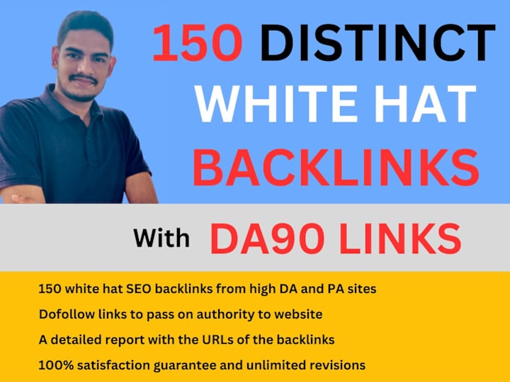 Cover image for High DA SEO backlinks for link building and google ranking
