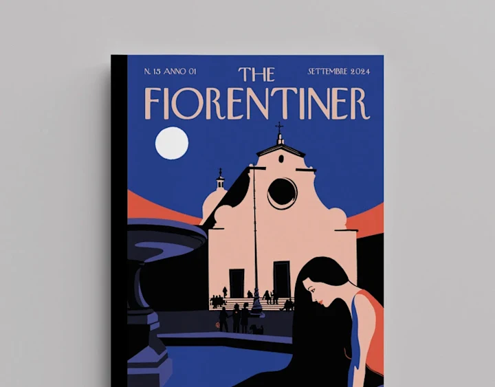 Cover image for Illustration for the cover of The Fiorentiner magazine
