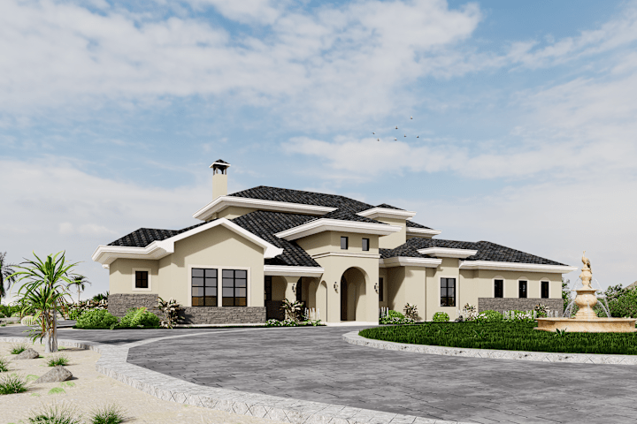 Cover image for Conceptual Design Phase - 5 Bedroom Bath House