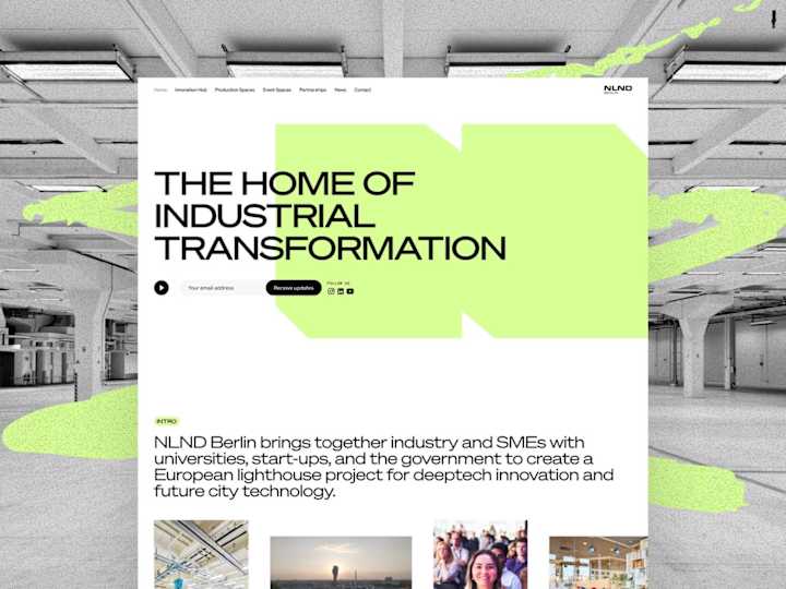 Cover image for NLND Berlin Marketing Page Development