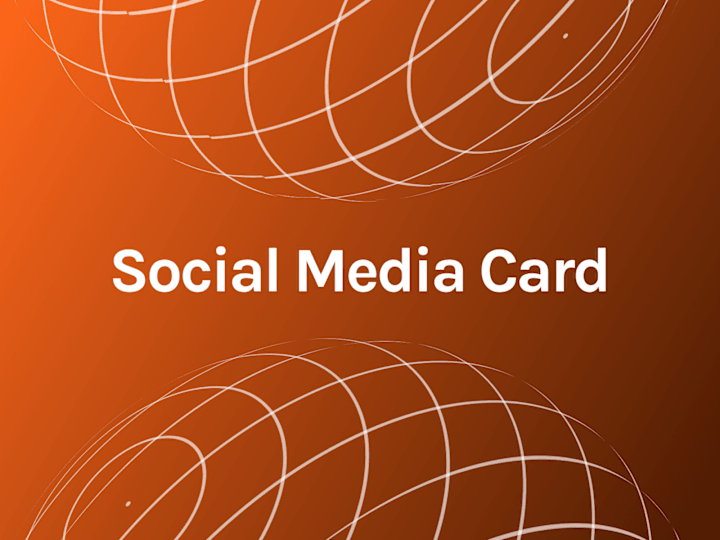 Cover image for Social Media Card design