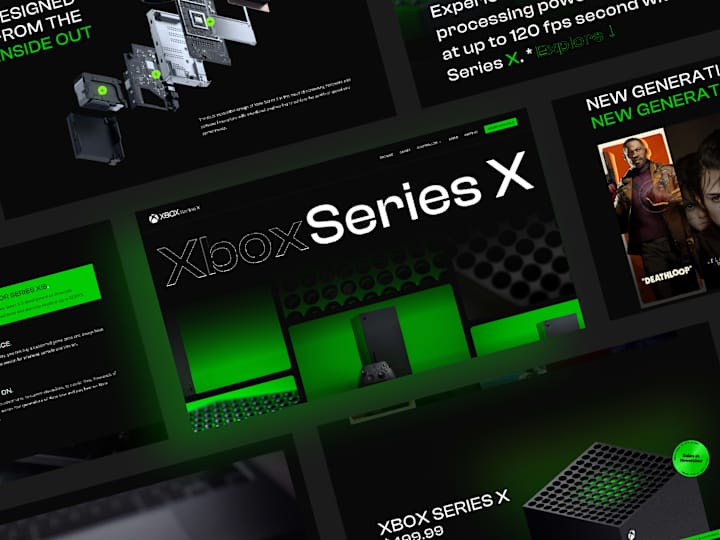 Cover image for Xbox Series X: Concept Web Design