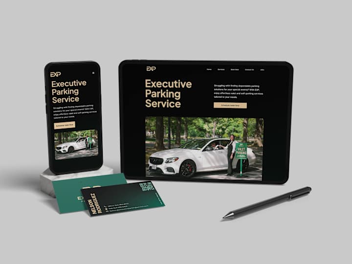 Cover image for Executive Parking Service | Brand & Web Redesign