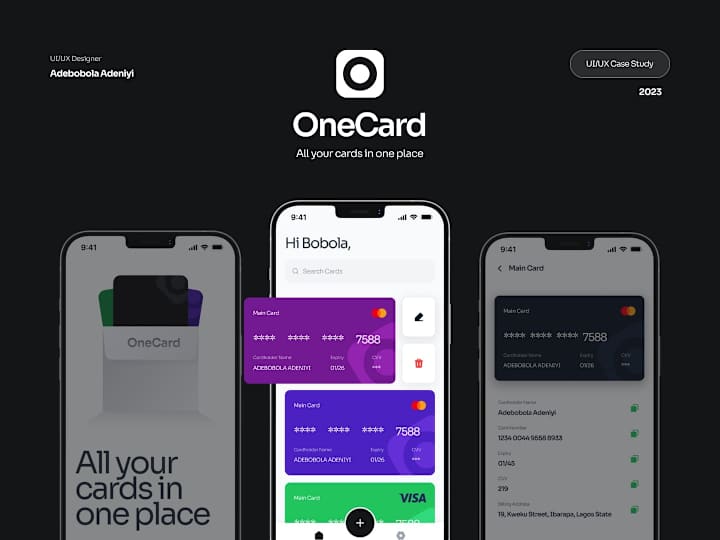 Cover image for OneCard - All your cards in one place