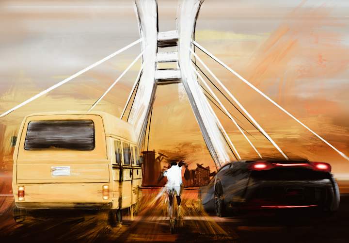 Cover image for Hustle: An Artpiece Expressing Lagos