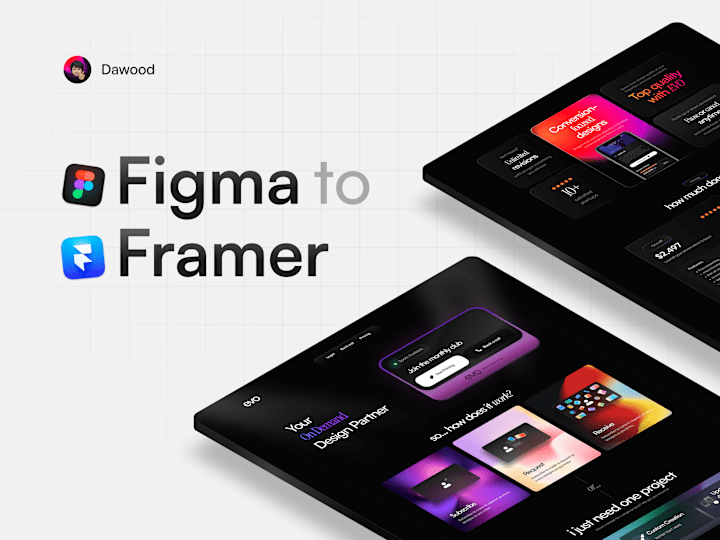 Cover image for Figma to Framer