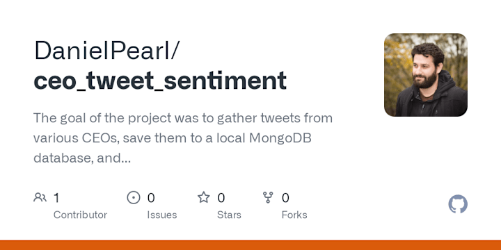 Cover image for CEO Tweet Sentiment Analysis