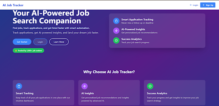 Cover image for AI Job Tracker Development