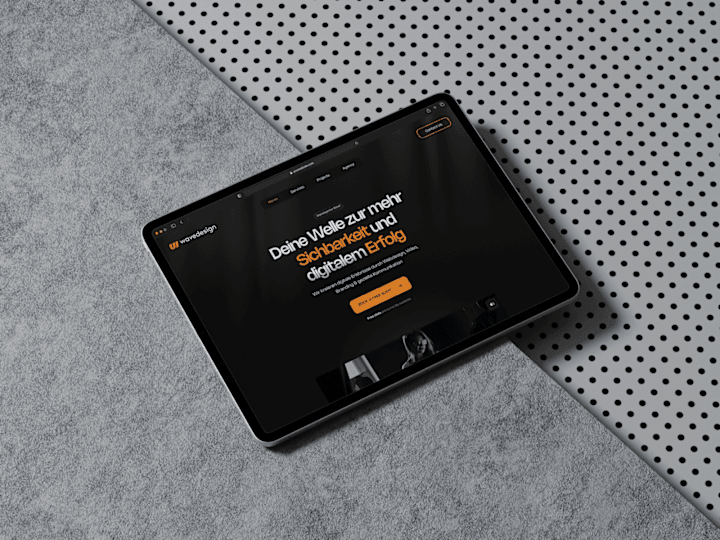 Cover image for WaveDesign – High-Impact Website for a Digital Agency