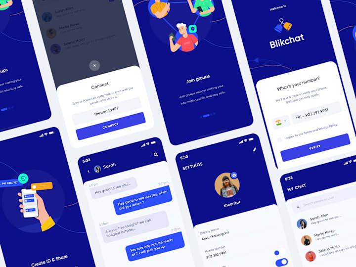 Cover image for Blik Chat App Redesign