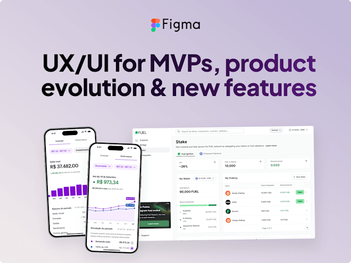 Cover image for UX/UI for MVPs, product evolution & new features