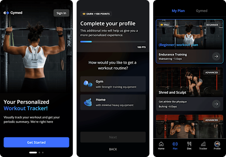 Cover image for Gymed - A Comprehensive Fitness App