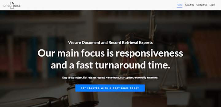 Cover image for DirectDocs: Streamline Legal Document Retrieval Nationwide