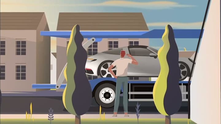 Cover image for Explainer Video for RSVMotors | Cartoon Animation