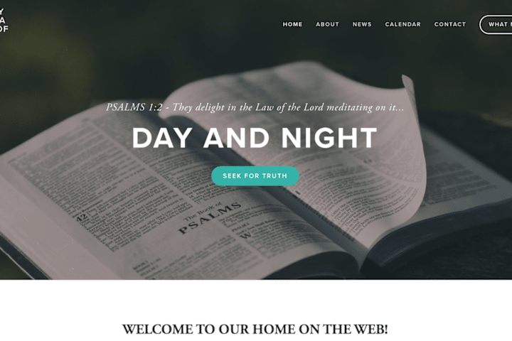 Cover image for Church Website