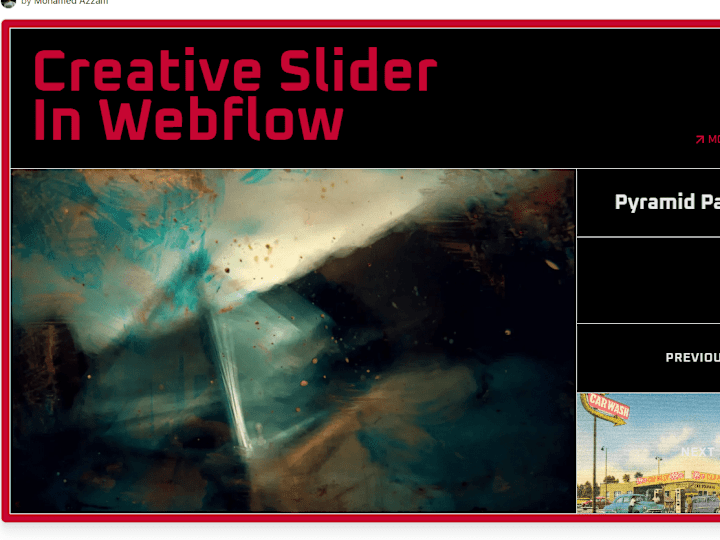 Cover image for Creative CMS Slider - [CLONEABLE]