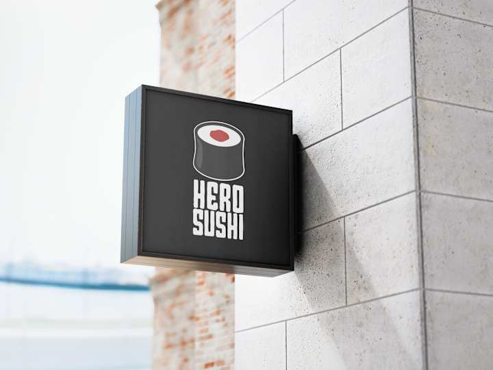 Cover image for Hero Sushi branding