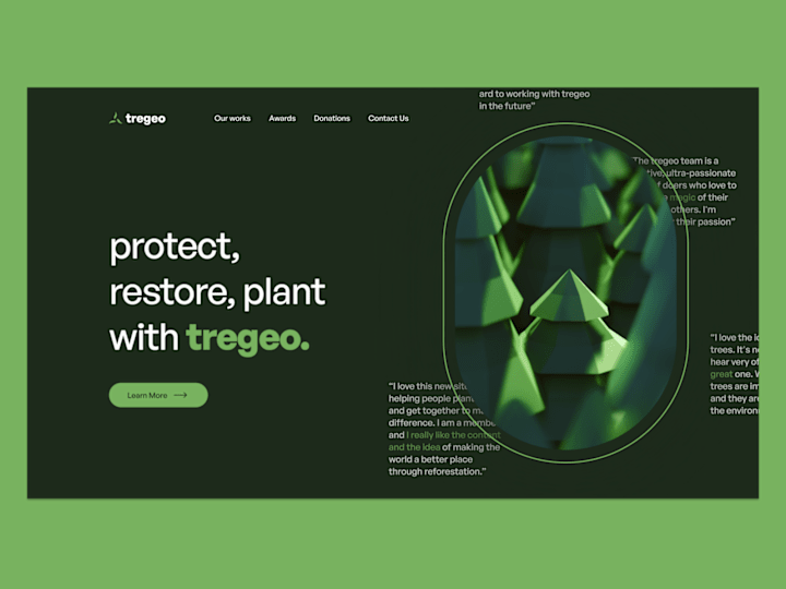 Cover image for Tregeo - NGO Landing Section