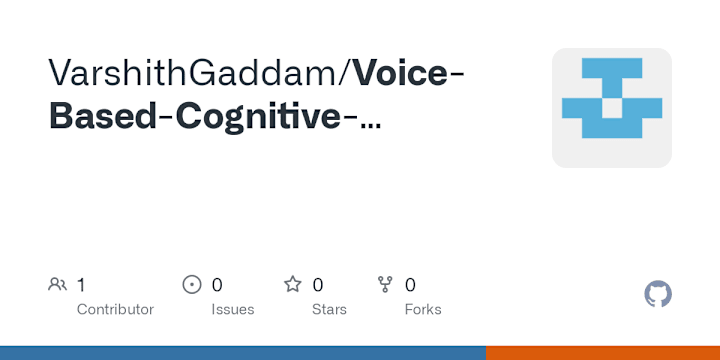 Cover image for Voice-Based Cognitive Decline Pattern Detection