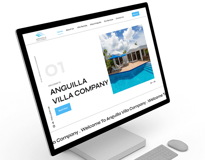 Cover image for Villa Rentals on Behance