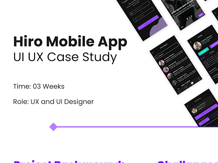 Cover image for UX Case Study: Hiro Mobile App