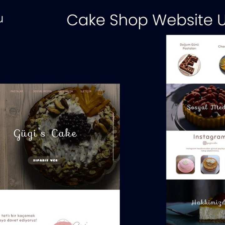 Cover image for Cake Shop Website UI Design