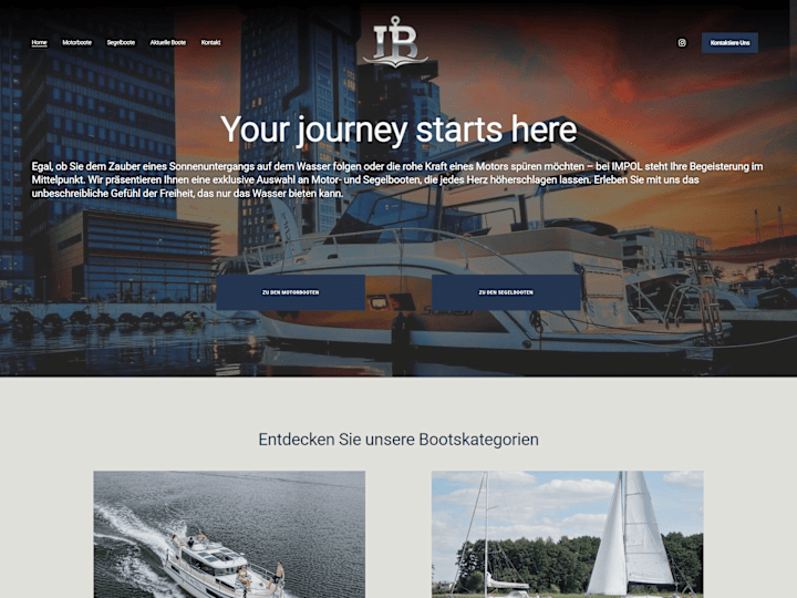 Cover image for Impol Boote | Squarespace Web Design