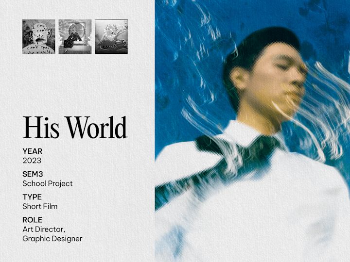 Cover image for (School Project) Short Film - His World