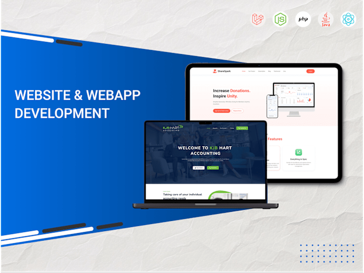 Cover image for Web App Development (React.js/Node.js) 