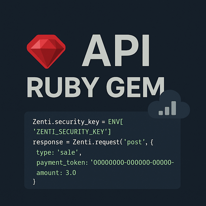 Cover image for Built Zenti Ruby Gem – Secure Payment API Wrapper