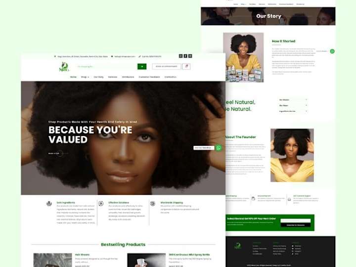 Cover image for Mina's Care E-commerce Website