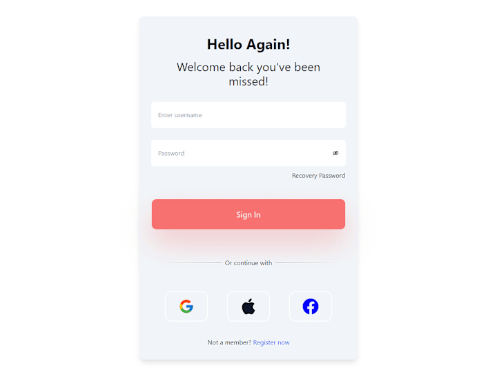 Cover image for Login Screen