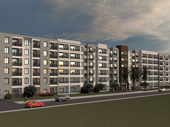 Cover image for 3D Modeling and Rendering - Multi Family Condominiums/ Mixed Use