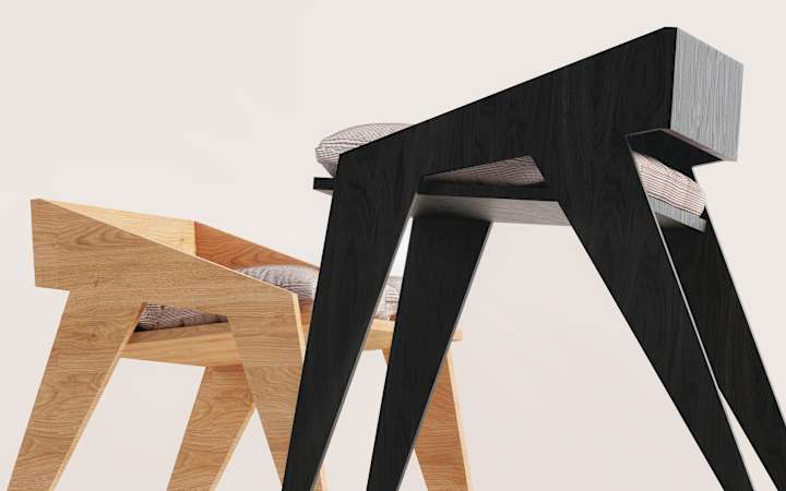 Cover image for Plywood chair for IKEA