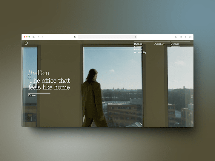 Cover image for The Den: Modern & Animated Office Space Website