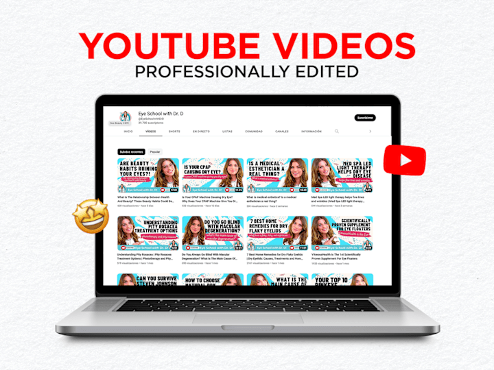 Cover image for Youtube Videos | Professionally edited 