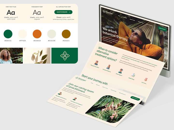 Cover image for Holistic Health Clinic / 2024 / Website & Brand Identity Design