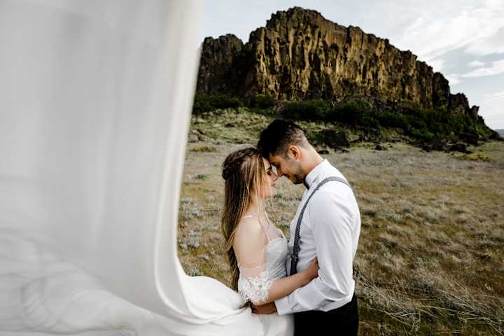 Cover image for Stormy Boho Elopement in Washington - Mountainside Bride