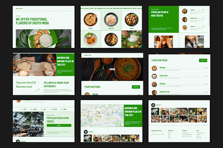 Cover image for Home- Banana Leaf Restaurant