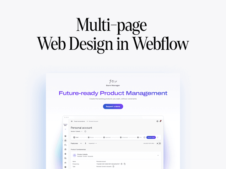 Cover image for Multi-page Website in Webflow