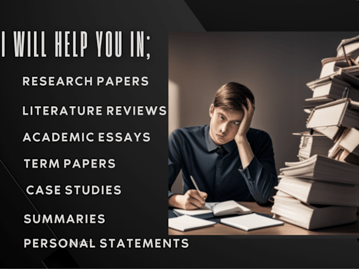 Cover image for I will do research papers, essays and literature reviews