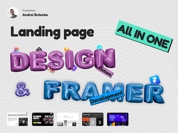 Cover image for Framer • Landing Page Design & Development