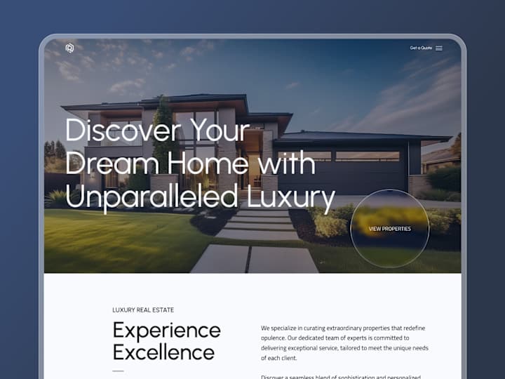 Cover image for Regal Realty - Luxury Property Real Estate (Wix Studio Template)