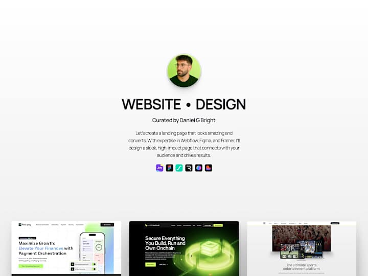 Cover image for Website • Design